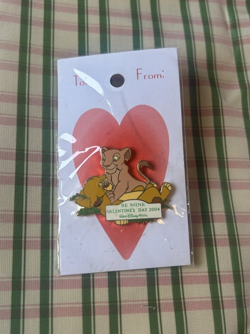 DISNEY Pin WDW SWEETHEART COLLECTION SIMBA AND NALA VALENTINE'S 2004 LE 1500 - Picture 2 of 7
